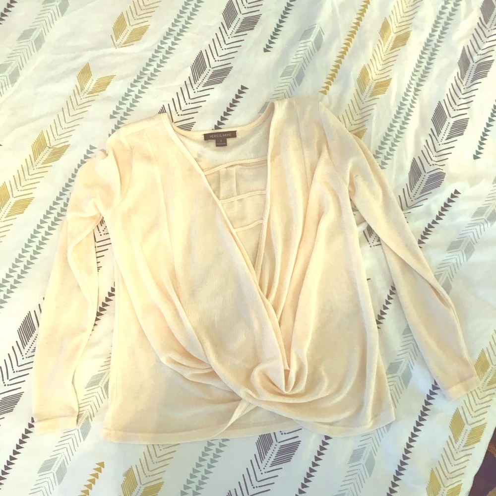 Hers and Mine long sleeve blouse.